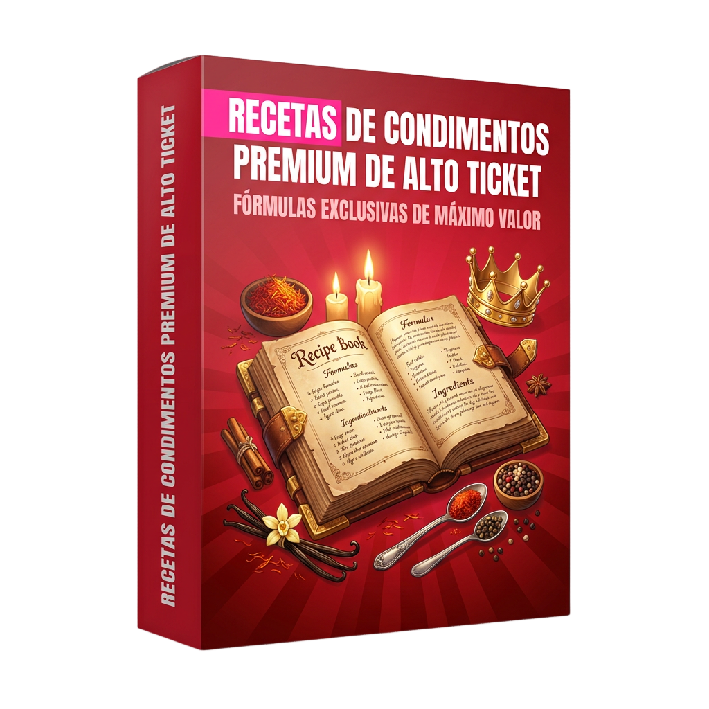 Recetas de Condimentos Premium de Alto Ticket