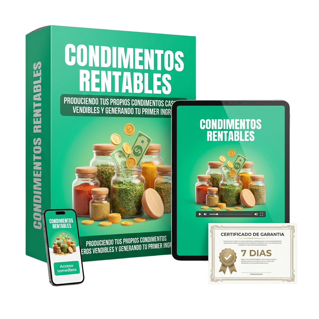 El método secreto de las mujeres que ganan $3000+ mensuales vendiendo condimentos caseros